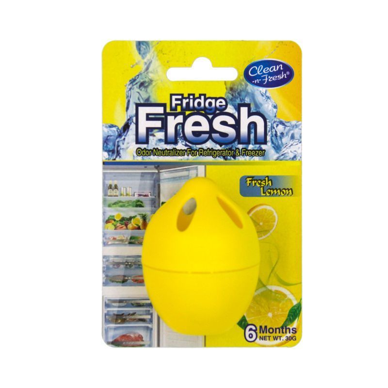 30g Mini Refrigerator Deodorizer Keep Fridge Fresh Freezer Ball Lemon Shape Odor Eliminator