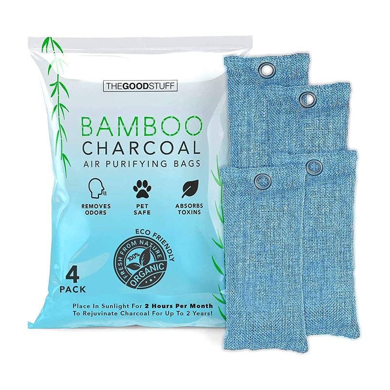 nature fresh bamboo charcoal bags odor absorber Natural Home Deodorizer 75g charcoal bags