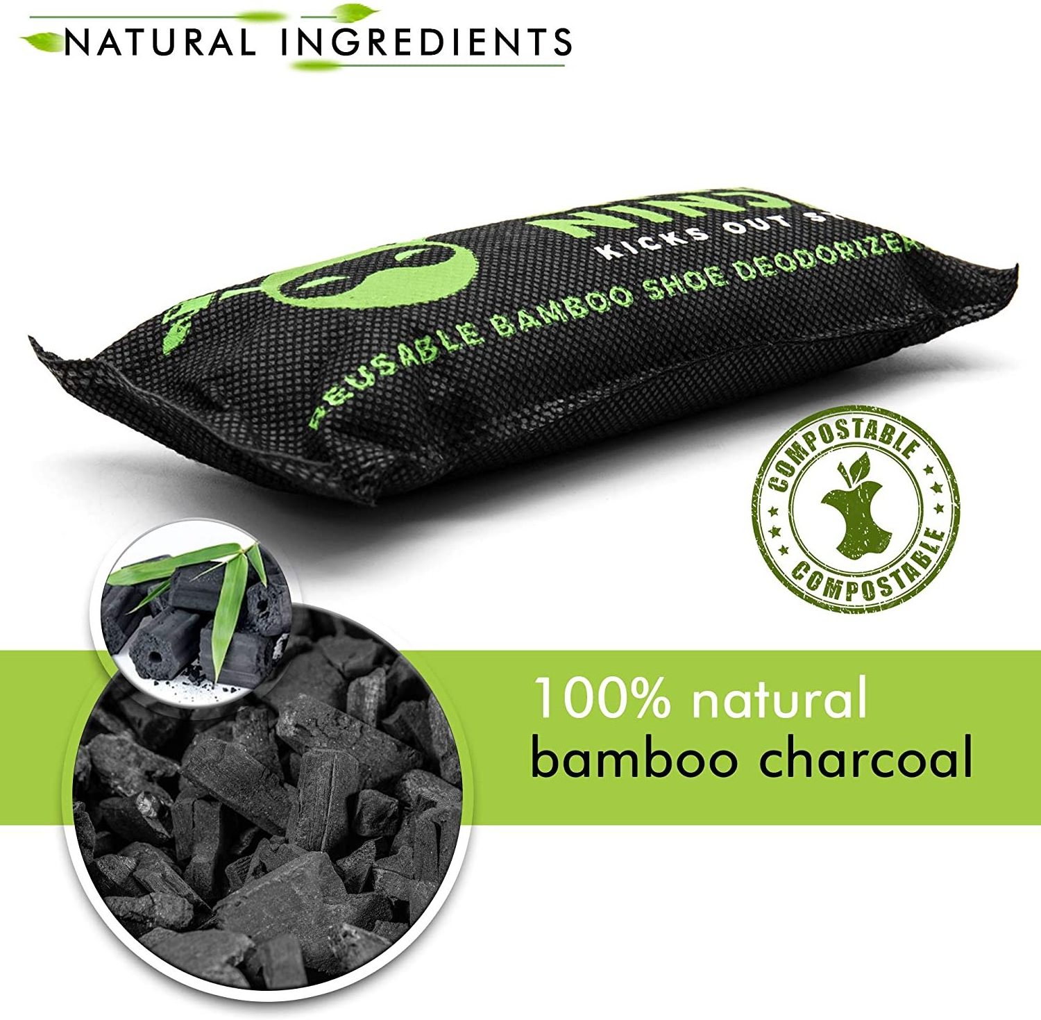 Activated Bamboo Charcoal Shoe Deodorizer Bags scent bamboo charcoal bag shoe deodorant odor eliminator free samples scented