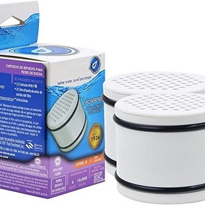 WHR-140 Replacement Shower Filter Cartridge for WSH-C125, HSH-C135, ISH-100 Shower Units (2 Pack)