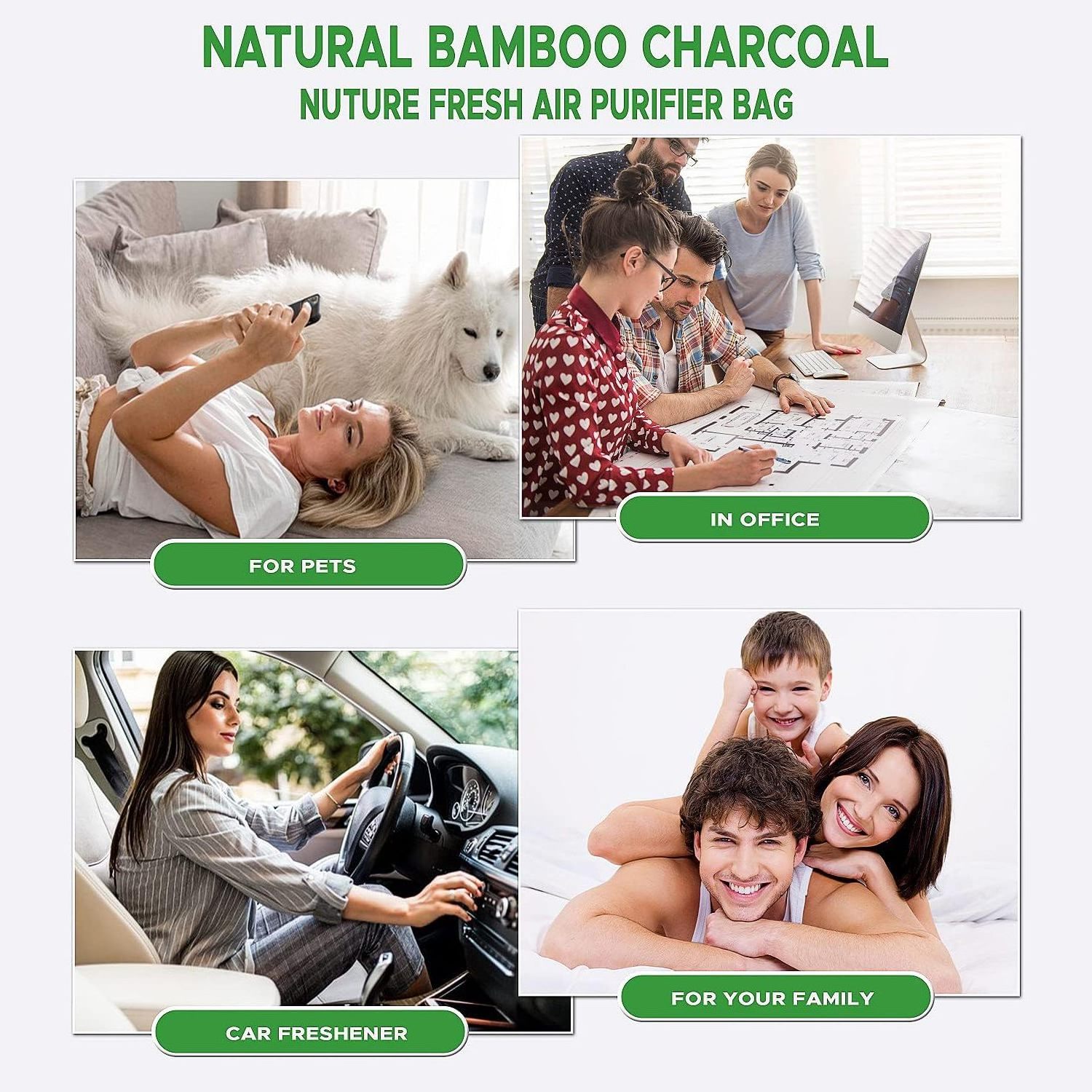 Fast Delivery 200g Natural Activated Bamboo Charcoal Bag Odor Smoke Eliminator Air Freshener Purifying Bags