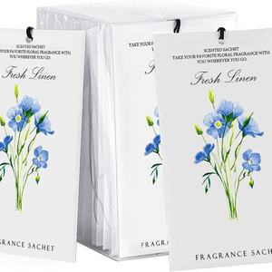 12 pack Linen Scented Sachets Air Freshener for Drawer and Closet, Long-Lasting Sachets Bags Drawer deodorizers Fresh Scents