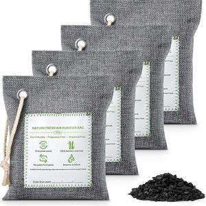 LEGREEN Activated Bamboo Charcoal Air Purifying Bags Odor Eliminator Room Deodorizer Car Air Freshener