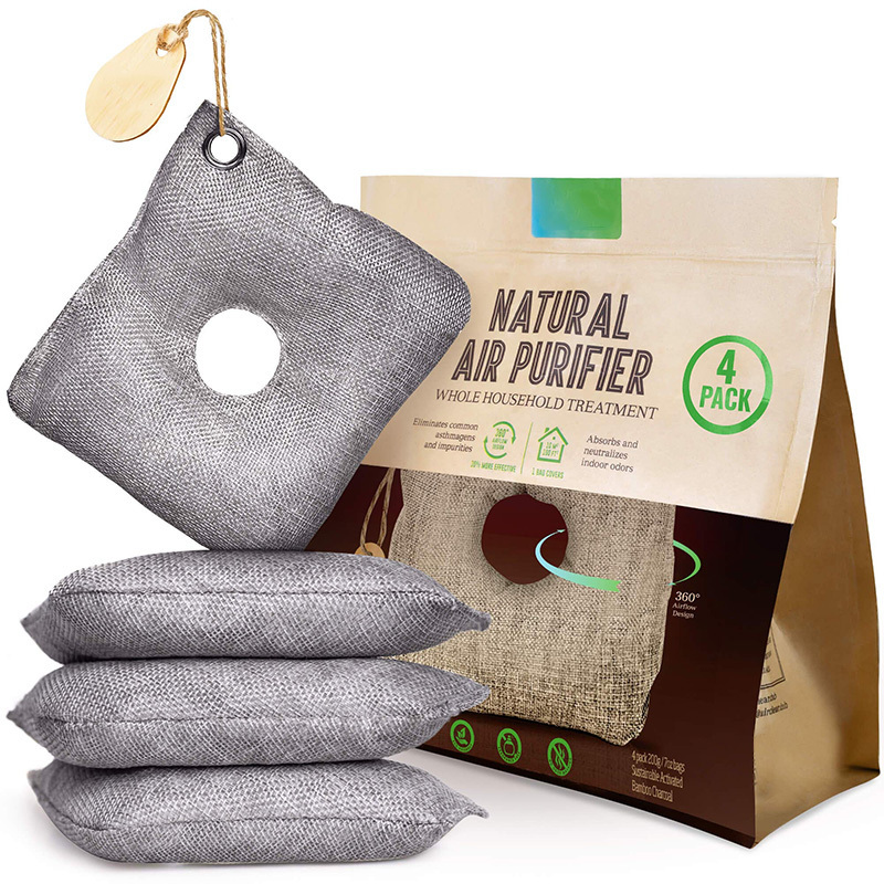 LEGREEN Odor Absorber Charcoal Bags For Odor Mold Elimination Bamboo Charcoal Air Purifying Bags