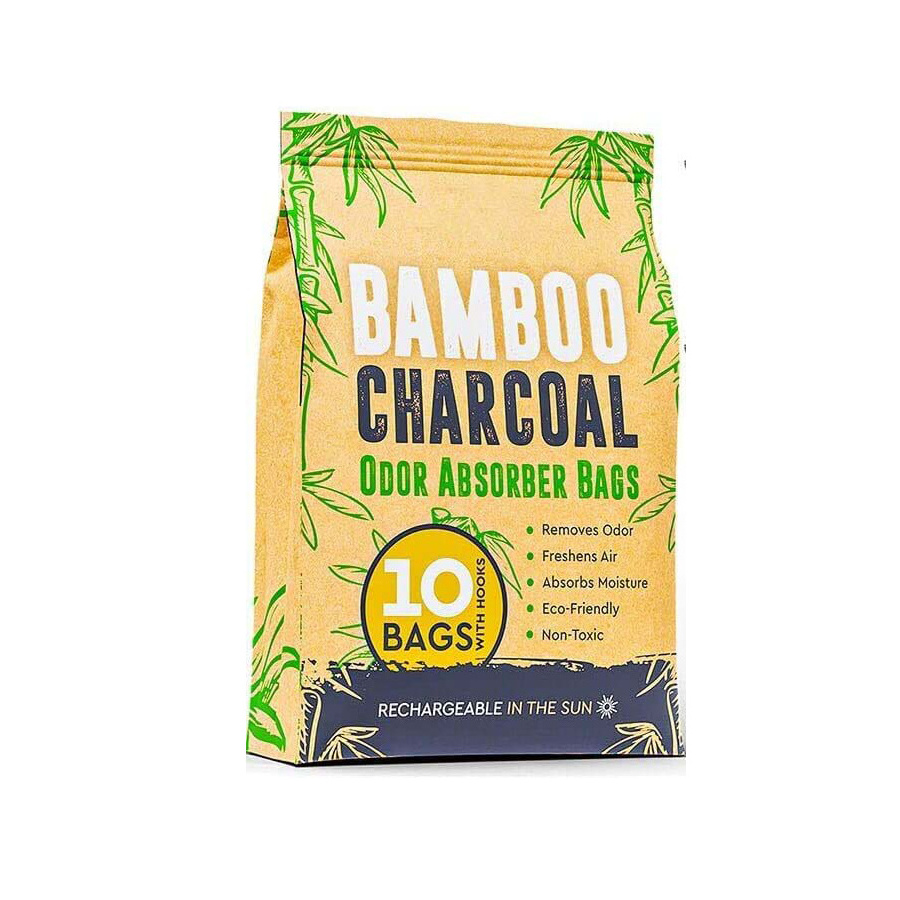 Nature Fresh Bamboo Charcoal Air Purifying Bag Home Car Closet Air Freshener Deodorizer Odor Eliminator for Room