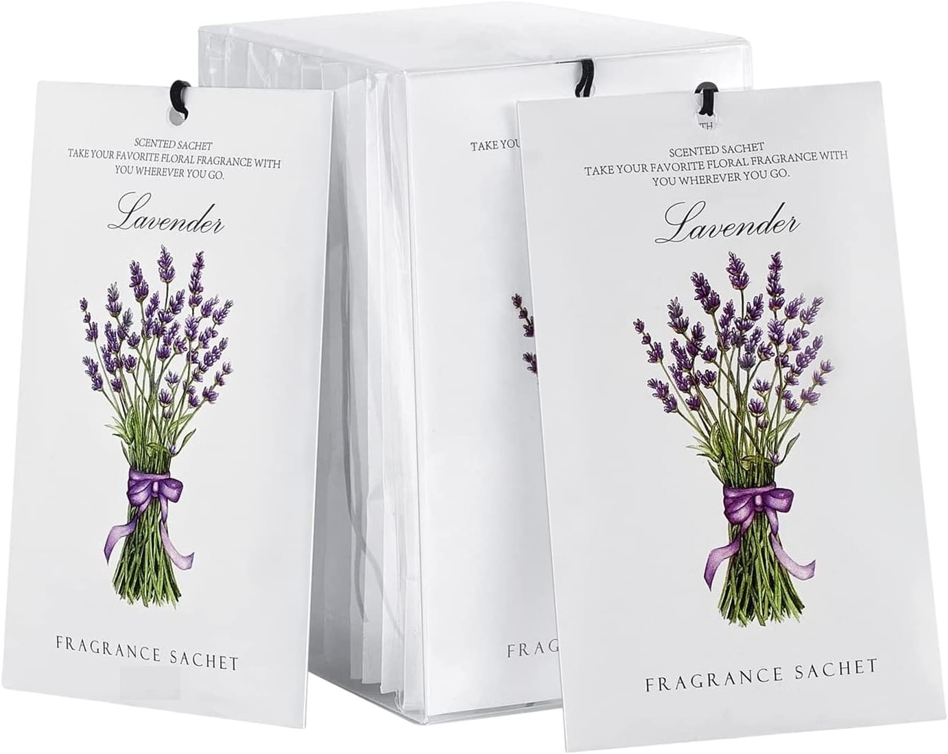 12 pack Lavender Scented Sachets Air Freshener for Drawer and Closet, Long-Lasting Sachets Bags Drawer deodorizers Fresh Scents