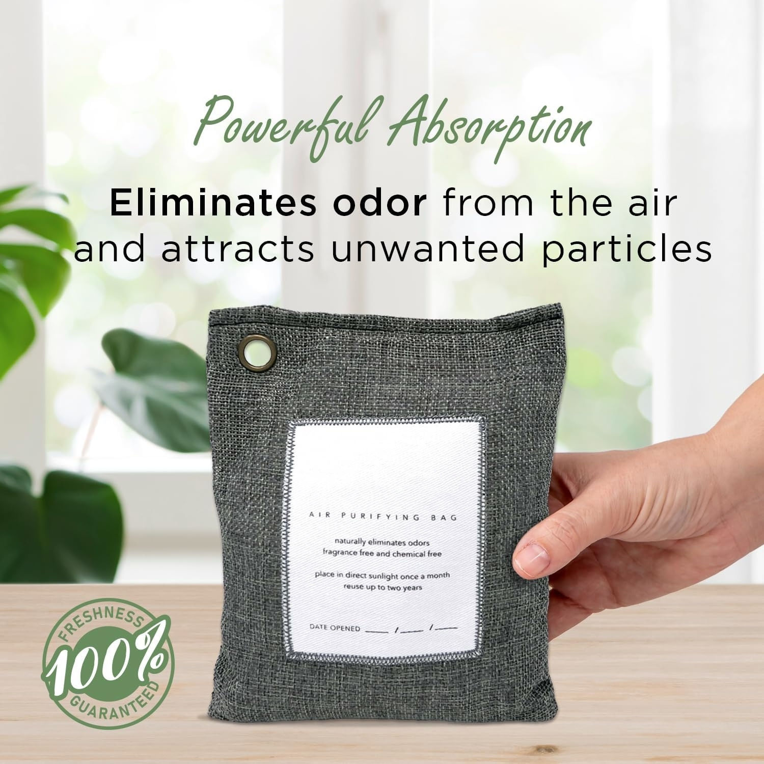 Custom 200g Bamboo Charcoal Air Purifying Bag Cars Air Freshener A Scent Free Odor Eliminator for Closets Bathrooms