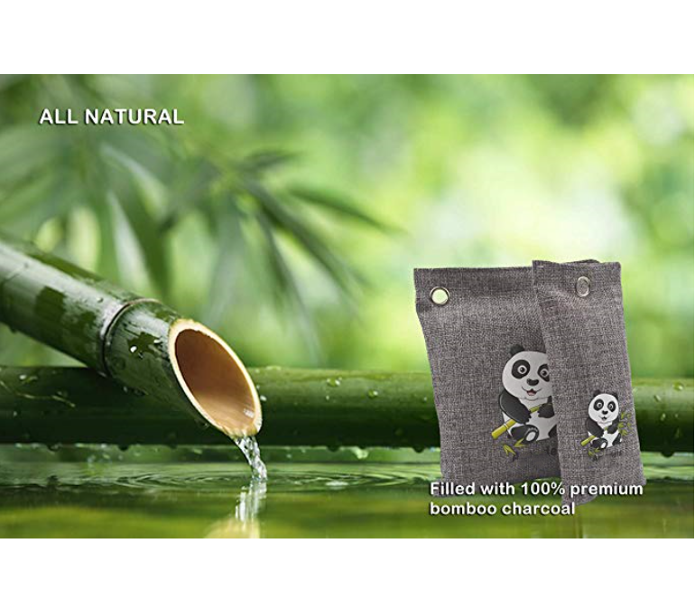 LEGREEN Bamboo Charcoal Air Purifying Bags Charcoal Odor Absorber Bamboo Charcoal Air Freshener Bag