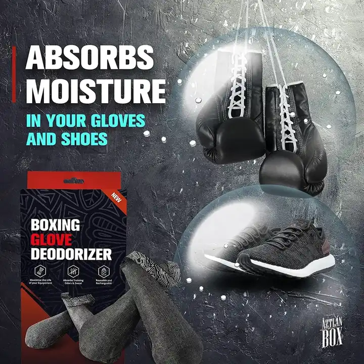 Best selling Boxing Glove Deodorizer fragrance bamboo charcoal bag Odor Eliminator Mositure Absorber for Boxing gloves Clean