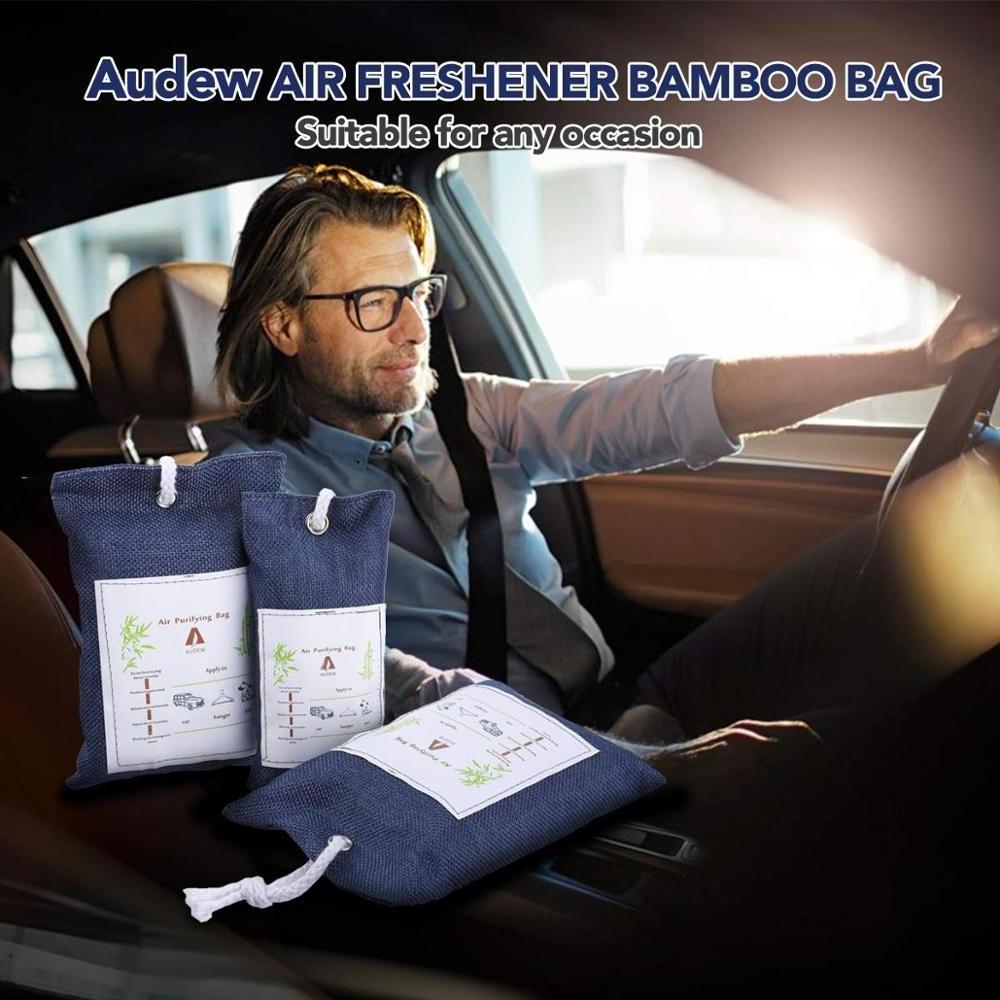 LEGREEN Odor Eliminator Activated Bamboo Charcoal Air Purifying Bags for Cars, Closets, Bathrooms and Pet Areas