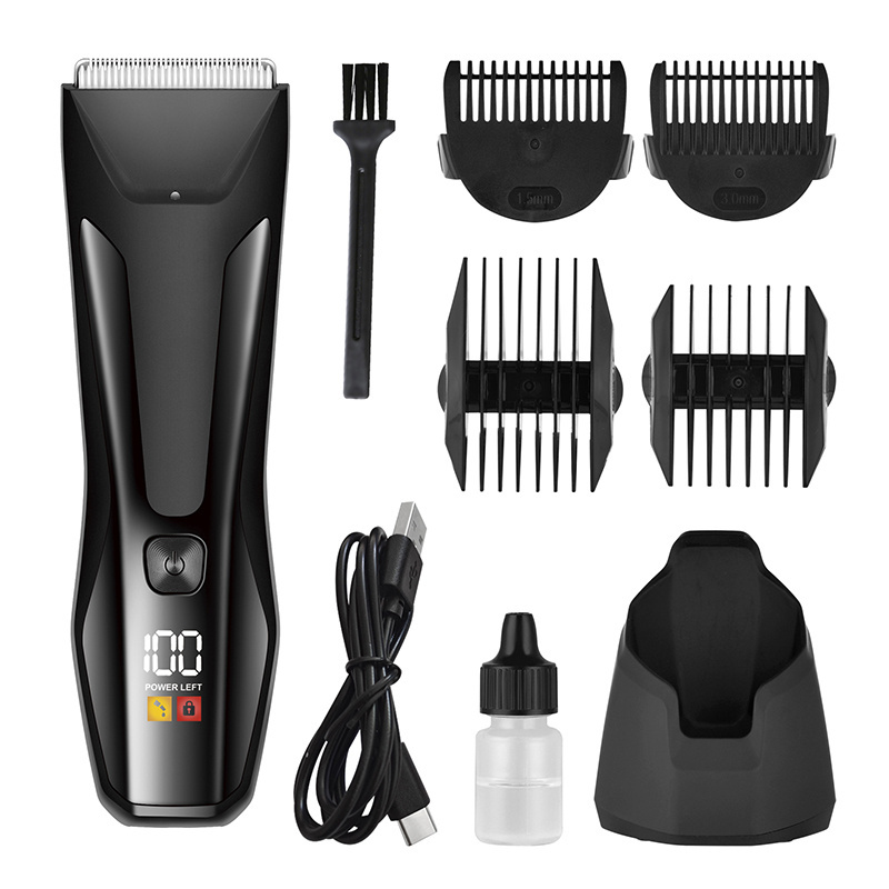 Cordless body hair trimmer groin trimmer ball trimmer hair groomer kit shaver razor for men sensitive area waterproof