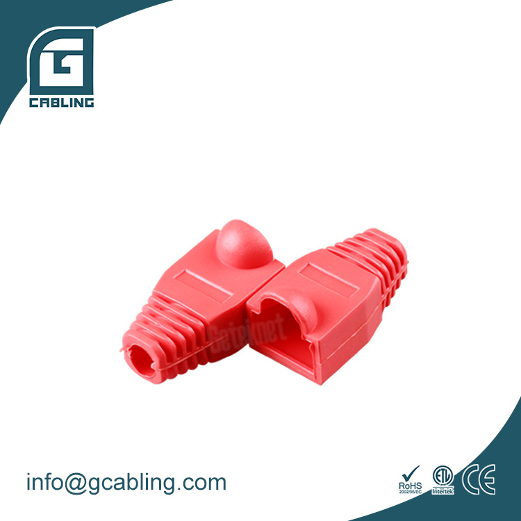 Gcabling 10PCS  plug boot Rubber Cable Boots rj45 connector 8p8c connector cat5e cat6  rj45 plug boot utp network modular