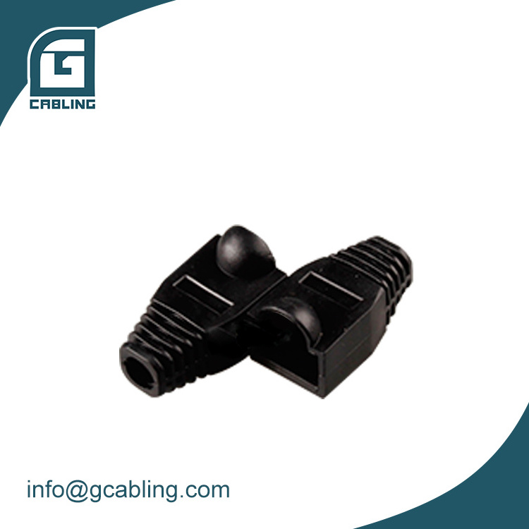 Gcabling 10PCS  plug boot Rubber Cable Boots rj45 connector 8p8c connector cat5e cat6  rj45 plug boot utp network modular