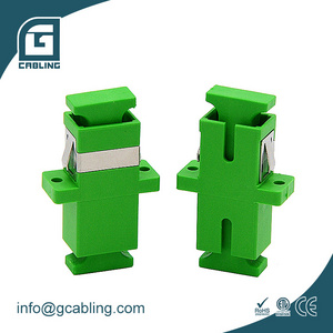 Gcabling high quality SC simplex apc fibra optic adapters fiber connector SC APC SX SM optic fiber adapter connecter coupler