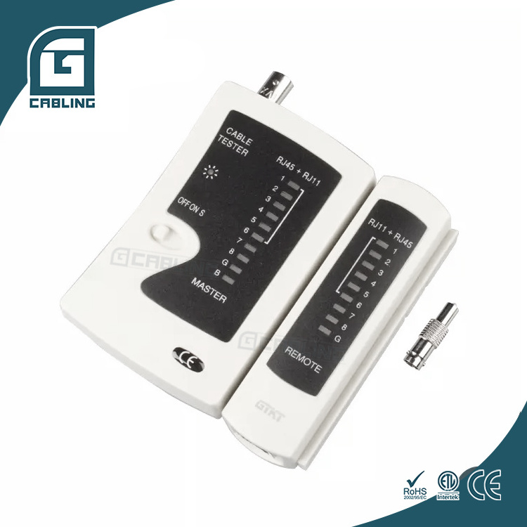 Gcabling RJ45 Network cable tester RJ45 RJ12 RJ11 lan cable tester date lan tester