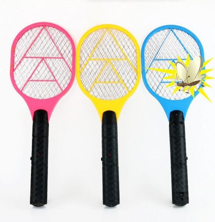 Electric Insect Bug Bat Wasp Mosquito Zapper Swatter Racket anti mosquito killer Rechargeable Plastic Mosquito-hitting Swatter