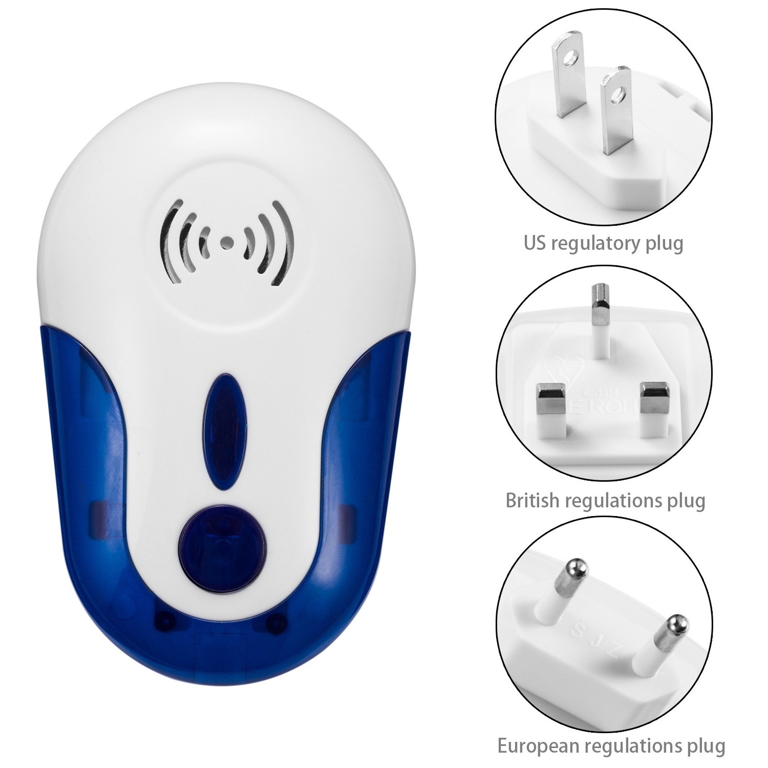 home use eco friendly mini mosquito control ultrasonic pest repeller indoor 2022 plug in mite repellent