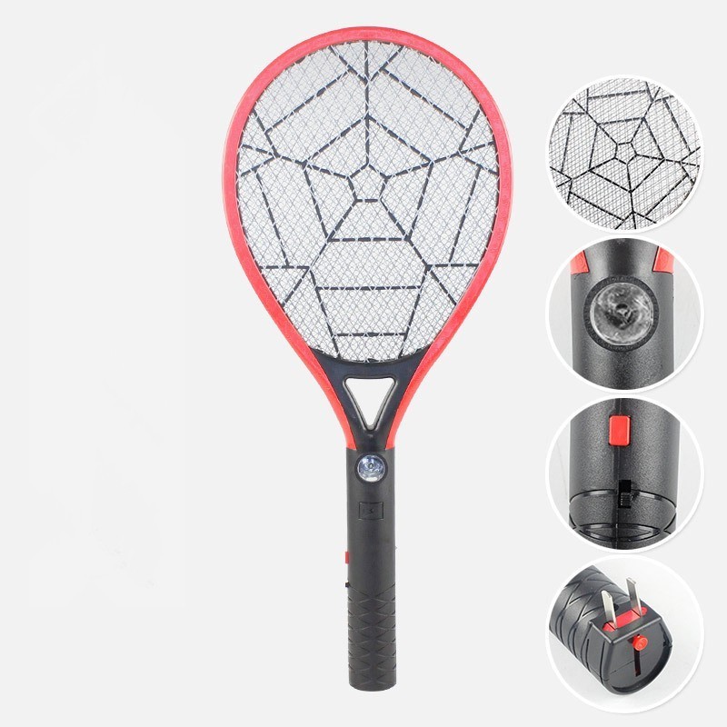 Mosquito Swatter Battery with Torch Rechargeable Electric Mosquito Killer Racket MOSQUITOES Insect Control Mice Cockroaches