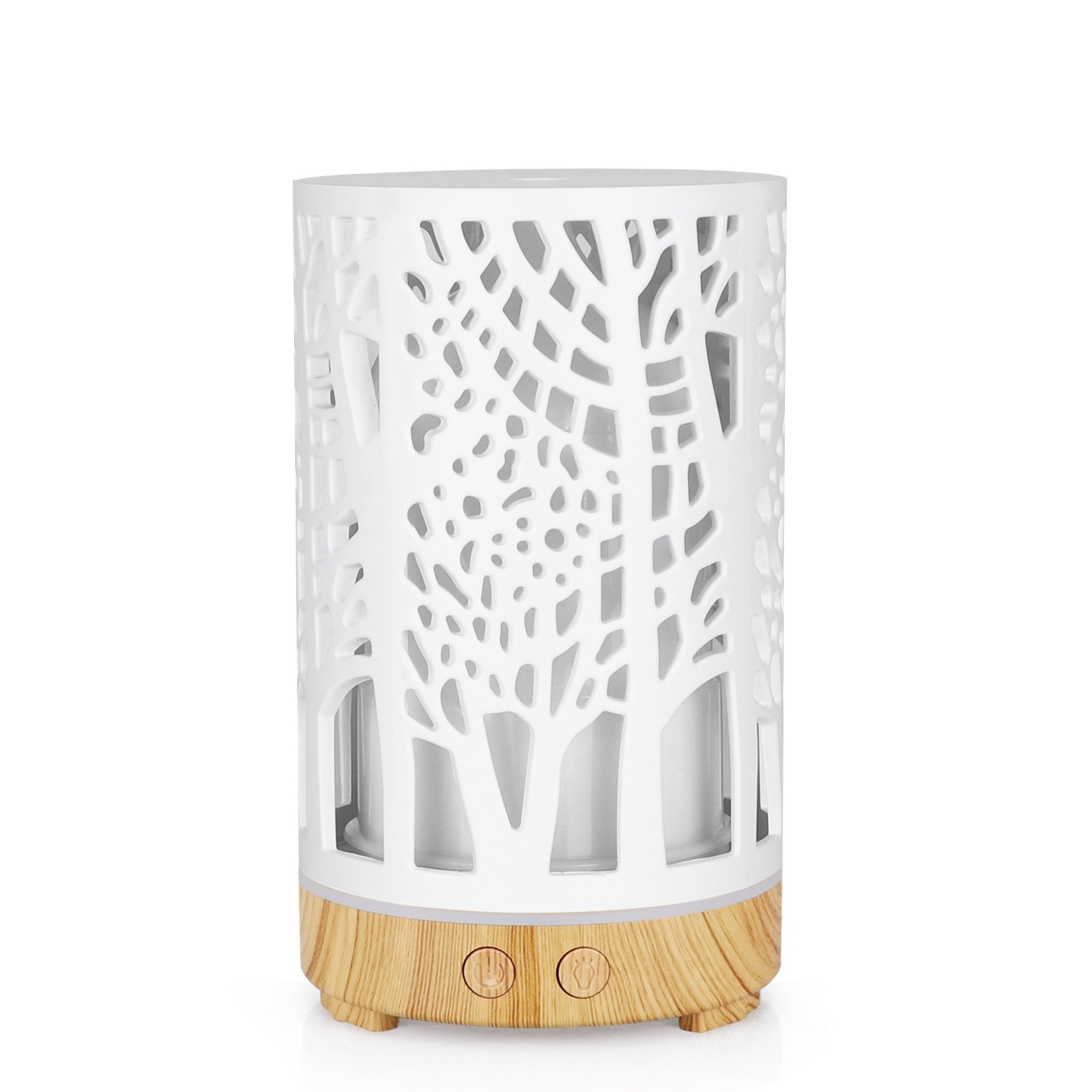 2022 Bamboo Unique Shape Ultrasonic Air Humidifier, Mini Aroma Diffuser, 100ml Aroma Diffuser