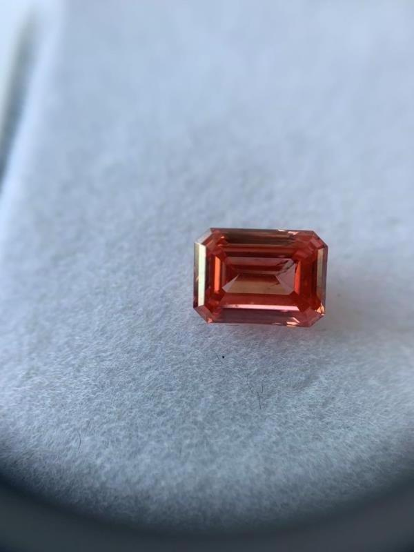 GIGAJEWE Loose Diamond CVD  Pink polished diamonds lab grown Emerald  brilliant cut man made Diamond