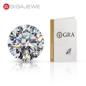 GIGAJEWE Wholesale loose Moissanite diamond with GRA certificate White DEF color VVS1 clarity for jewelry making