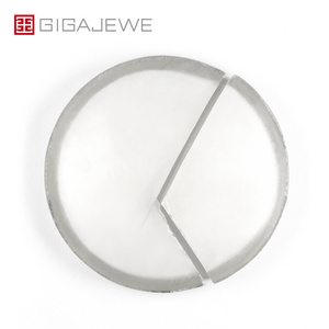 GIGAJEWE Synthetic Diamond Stone White DEF Color Gemstone Making Jewelry Raw Material Moissanite Rough