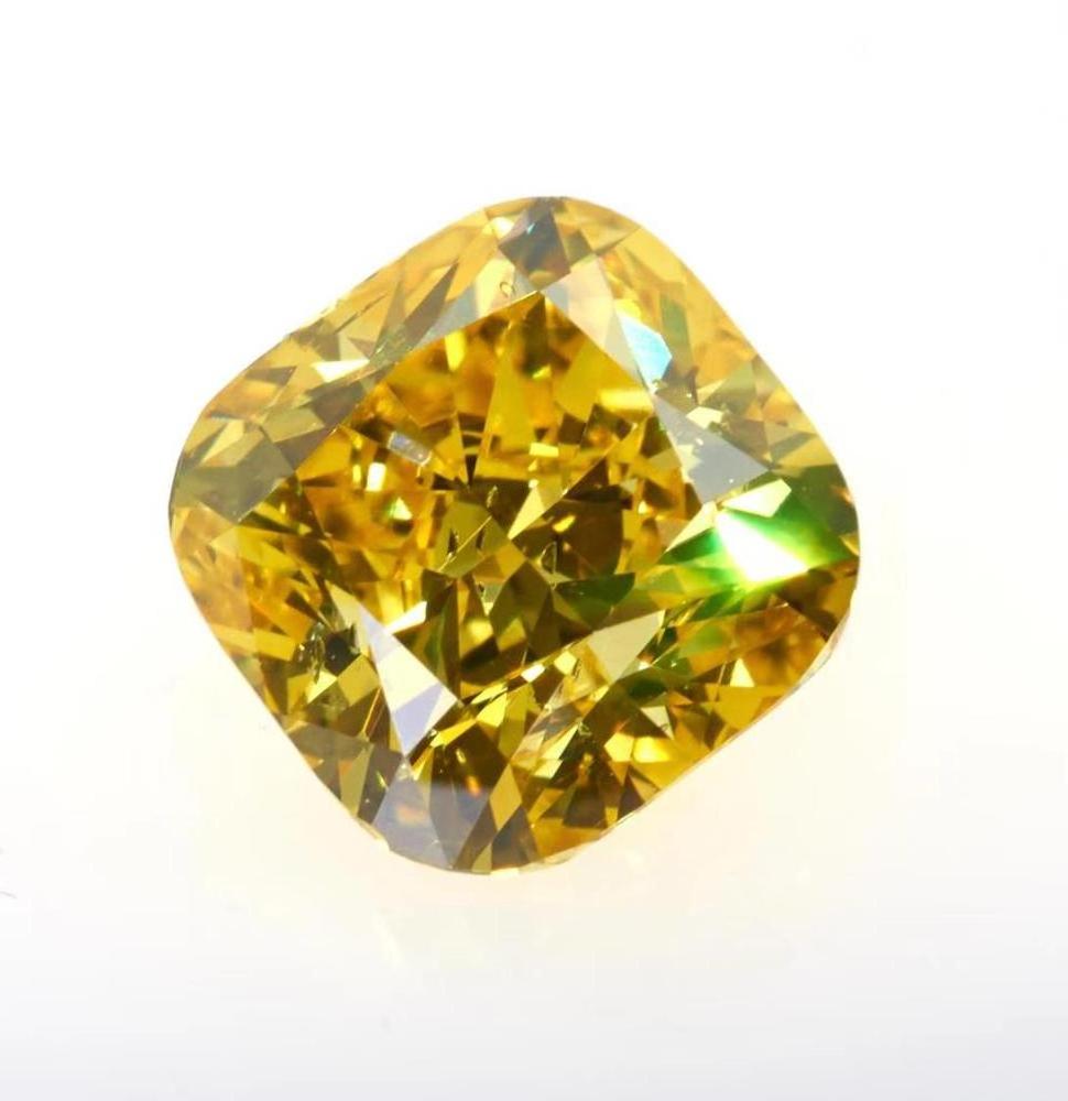 GIGAJEWE diamond cvd hpht Yellow  polished diamonds lab grown round cushion  brilliant cut man made Diamond