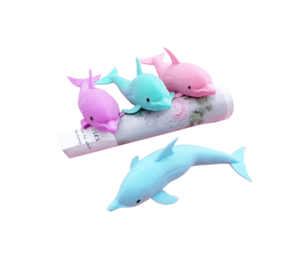 New decompression sand filled shark squishy fidget toy