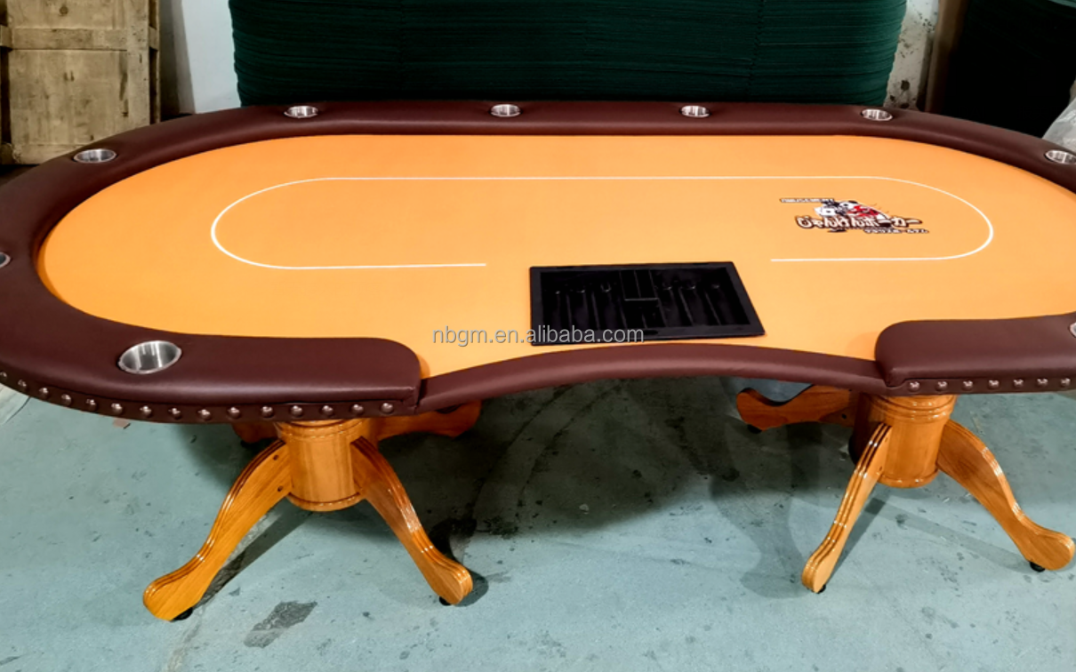 96 Inch   Poker Table &  chairs  in customized