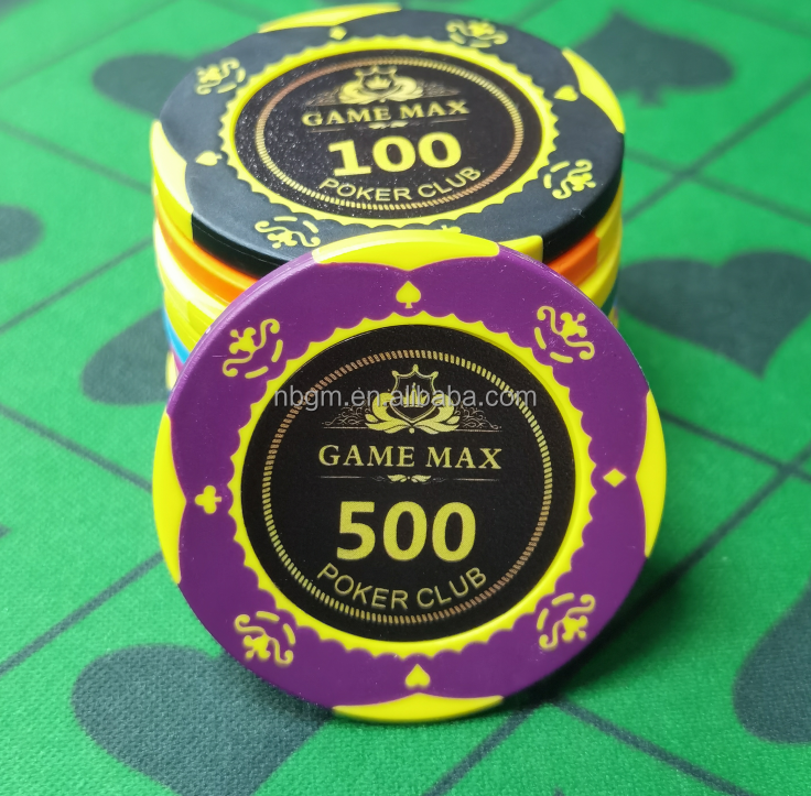 The Latest Version 14g Casino Professional Clay Customized Poker Chips