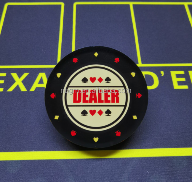 Acrylic Poker   Dealer Button/casino accessories