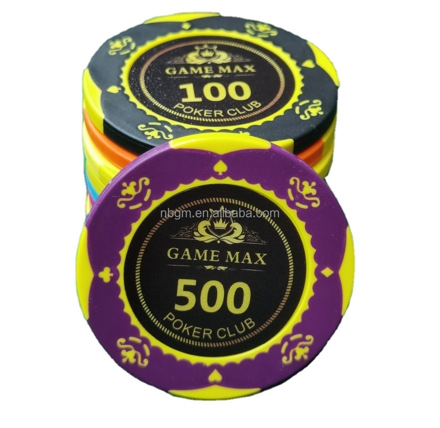 The Latest Version 14g Casino Professional Clay Customized Poker Chips