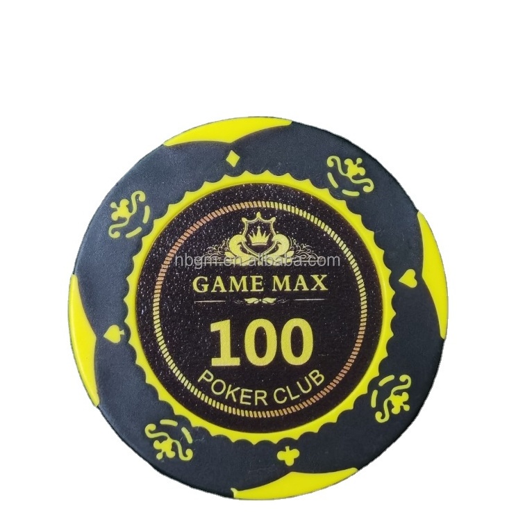 The Latest Version 14g Casino Professional Clay Customized Poker Chips