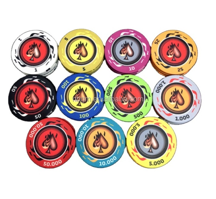 Hot Sale 10g Ceramic Poker Chips/Custom ceramic chip