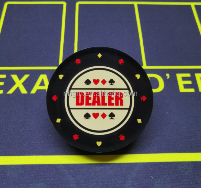 Acrylic Poker   Dealer Button/casino accessories