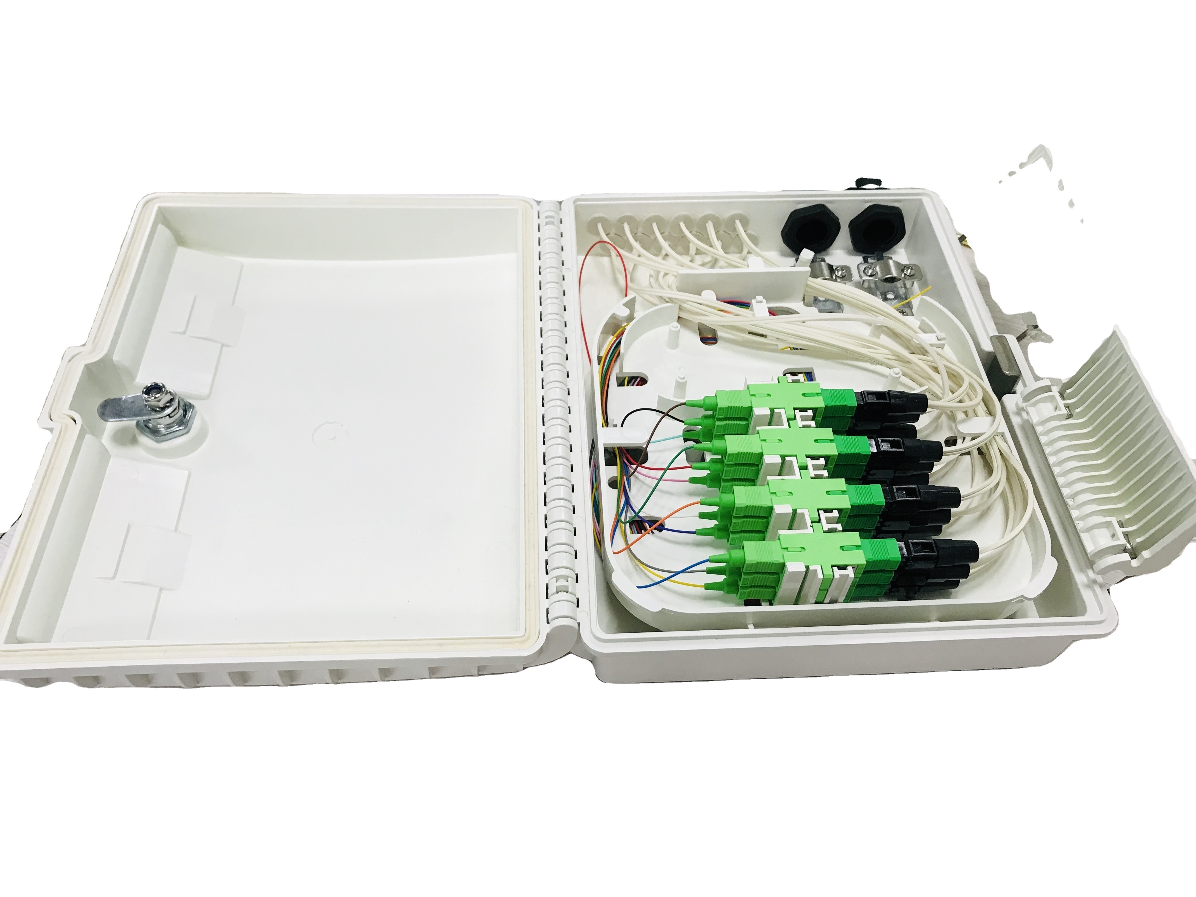 FTTH fiber optic equipment  12 core outdoor fiber optical distribution point optic fiber terminal box odp 12 core