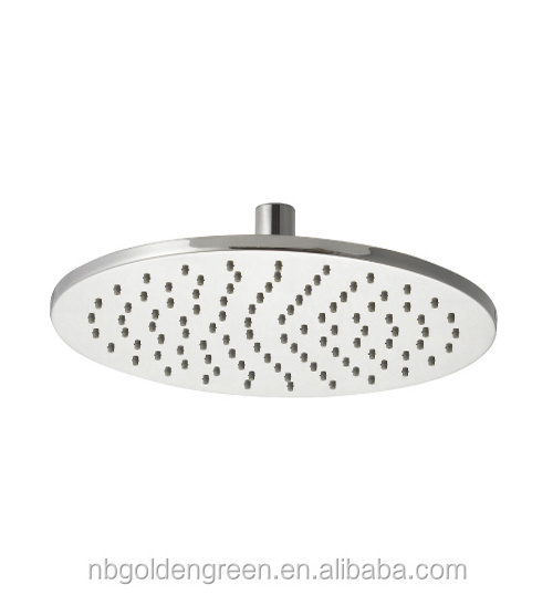 Factory Wholesale Chrome Plated ABS Plastic Shower Head Waterfall  Top Shower Head For Bathroom