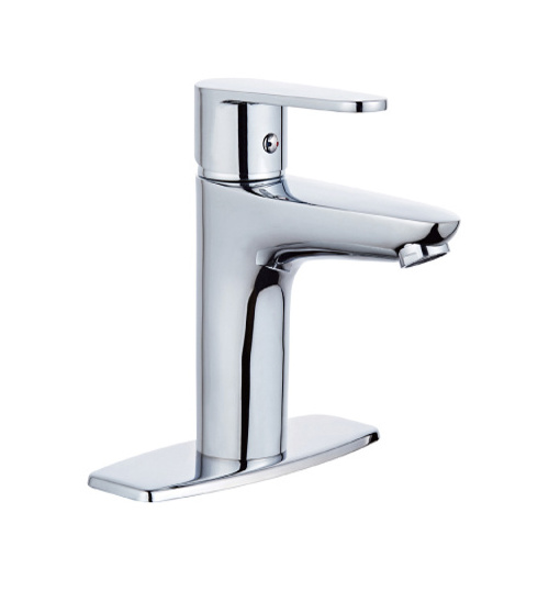 Single Hole Contemporary waterfall stainless steel Vanity Basin Bathroom Faucet