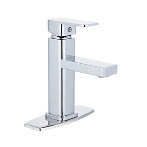 Single Hole Contemporary waterfall stainless steel Vanity Basin Bathroom Faucet