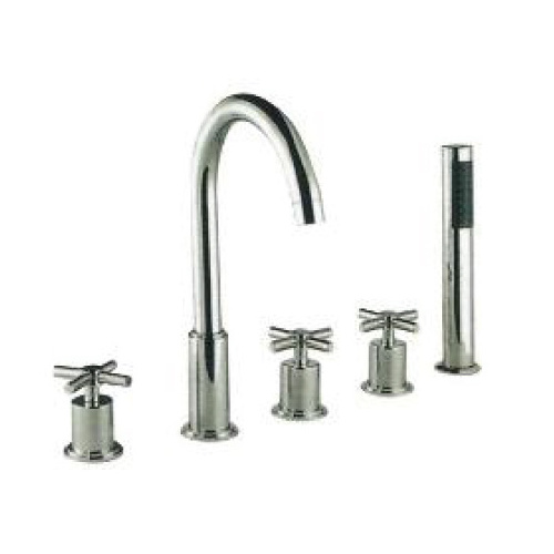 Freestanding brass bathtub faucet sets split type faucet