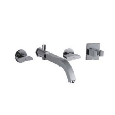 Bathroom Multi Function Deck Mount Bathtub Bath Shower Faucet Set Mixer Tap Bath Tub Faucet