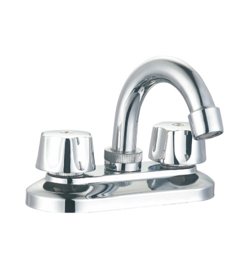 Chrome plating dual handle basin metal 4