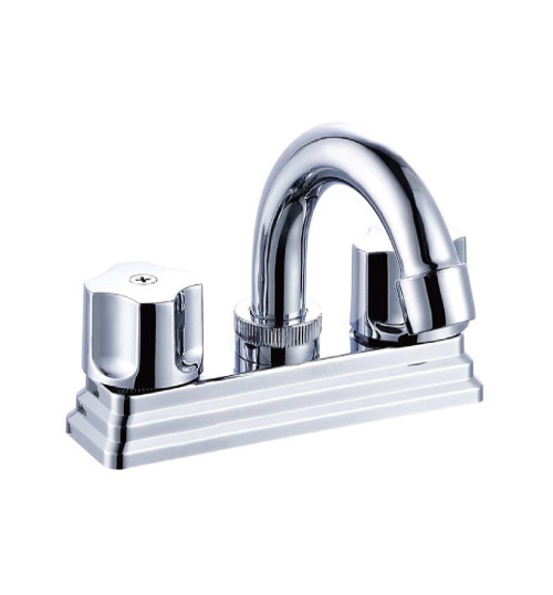 Chrome plating dual handle basin metal 4