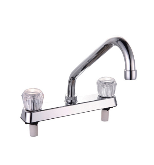 China Long Neck Chrome Plated Plastic Kitchen Sink Faucet