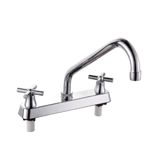 China Long Neck Chrome Plated Plastic Kitchen Sink Faucet