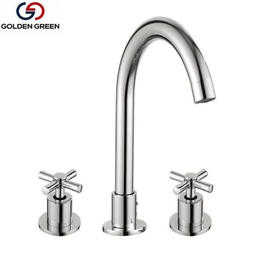 Luxury Home High Quality Brass Bathroom Waterfall Basin Faucet 8