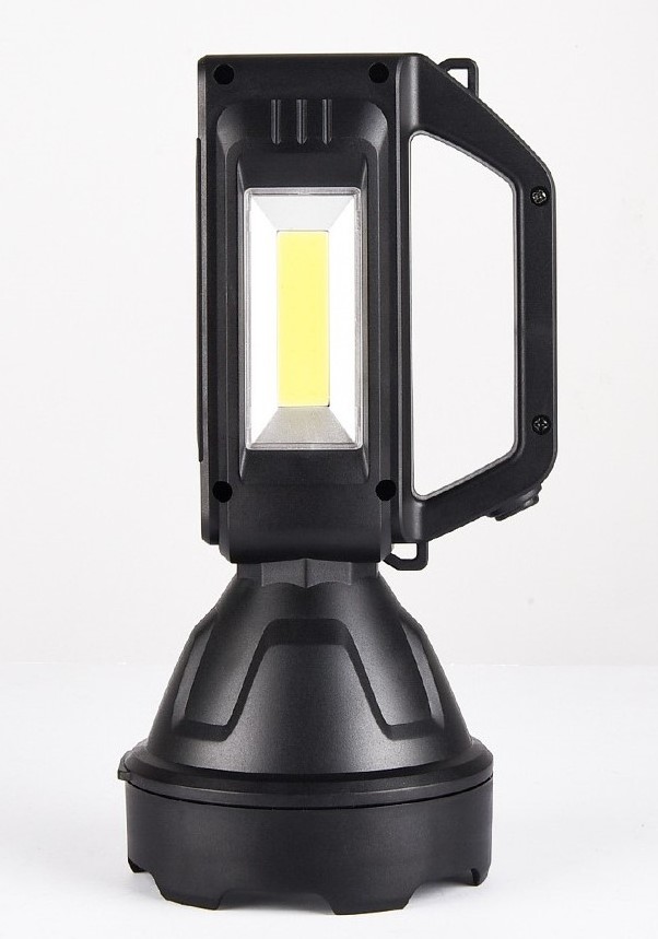 Rechargeable Spotlight Flashlight, High Lumens Handheld Spotlight,LED Searchlight with Shoulder Strap and USB Output