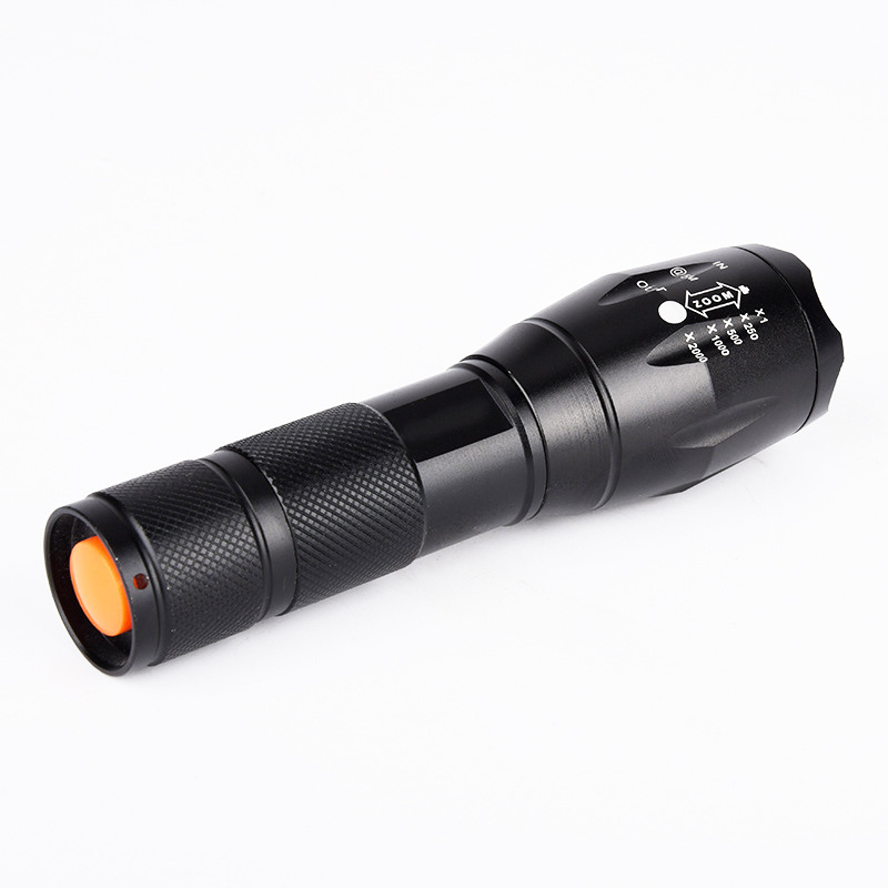 Goldmore4  Portable Outdoor Waterproof LED Flashlight Zoom Camping Tactical Flashlight Aluminum Alloy Flashlight