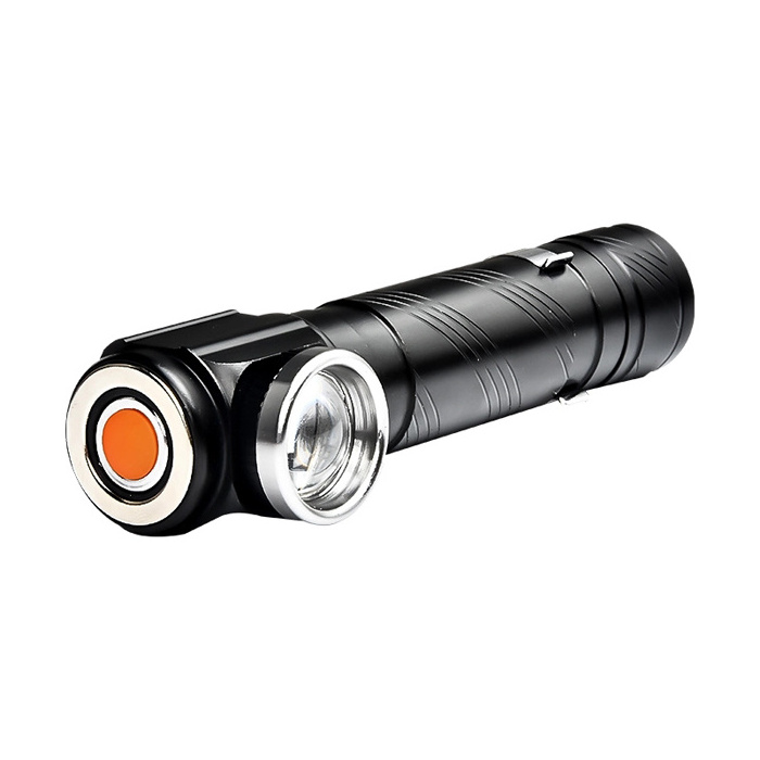 Goldmore3 1200MAH T6 USB Rechargeable LED flashlight,3 modes Adjustable Telescopic Focusing LED Tactical Flashlight