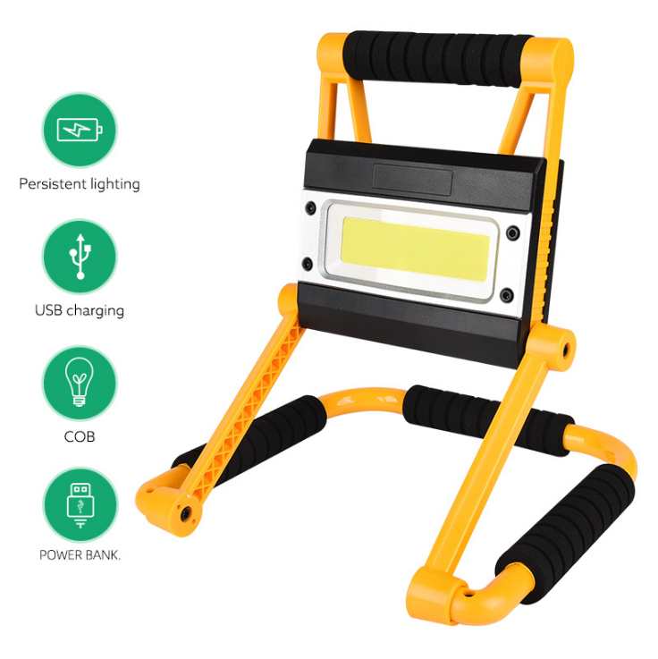 Goldmore4  Rechargeable Work Light Battery Operated Portable Job Site Light Cordless Battery Powered Flood Light